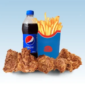 4pcs Chicken Meal + Large Fries and Pet/Water