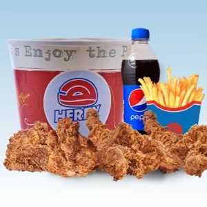 6pcs Chicken Meal + Reg Fries and Pet/Water